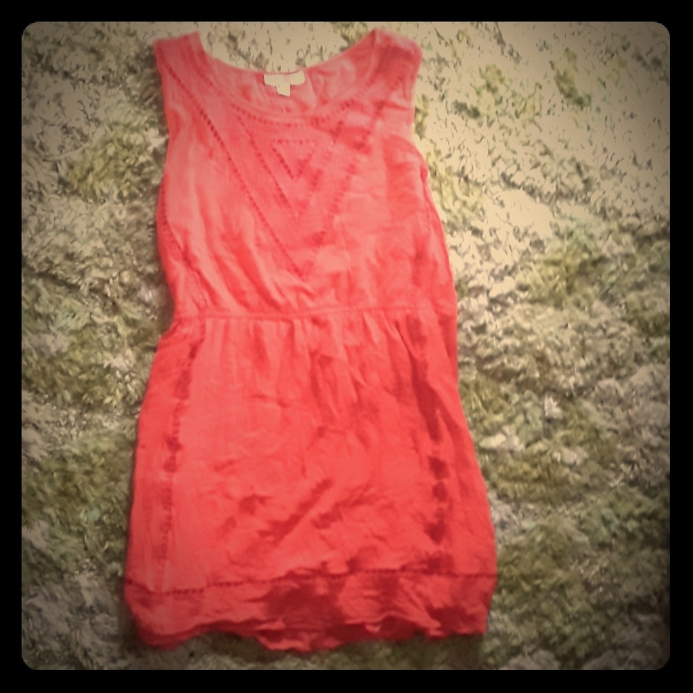 Vintage red dress bu skies are blue size large